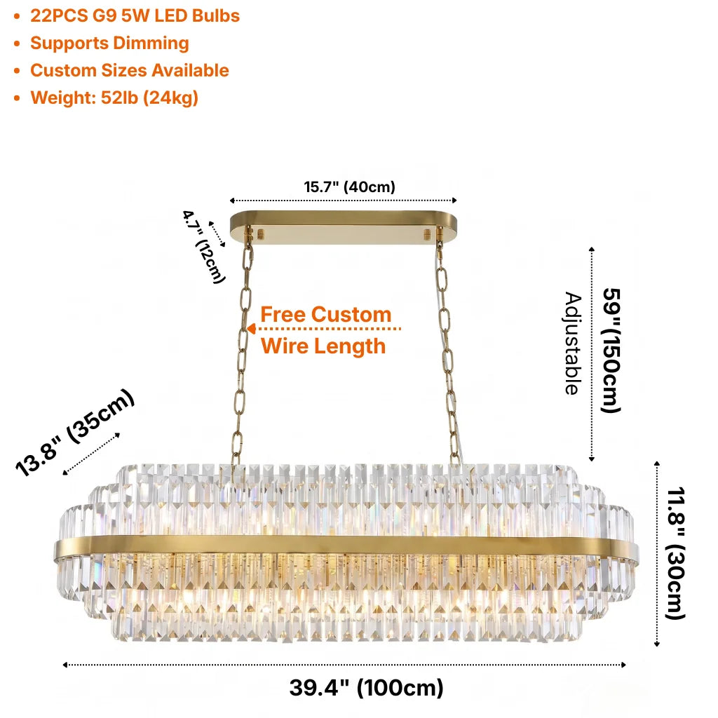 YOOGEE modern pendant light for kitchen island lighting