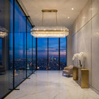 YOOGEE linear pendant light for kitchen and dining room lighting