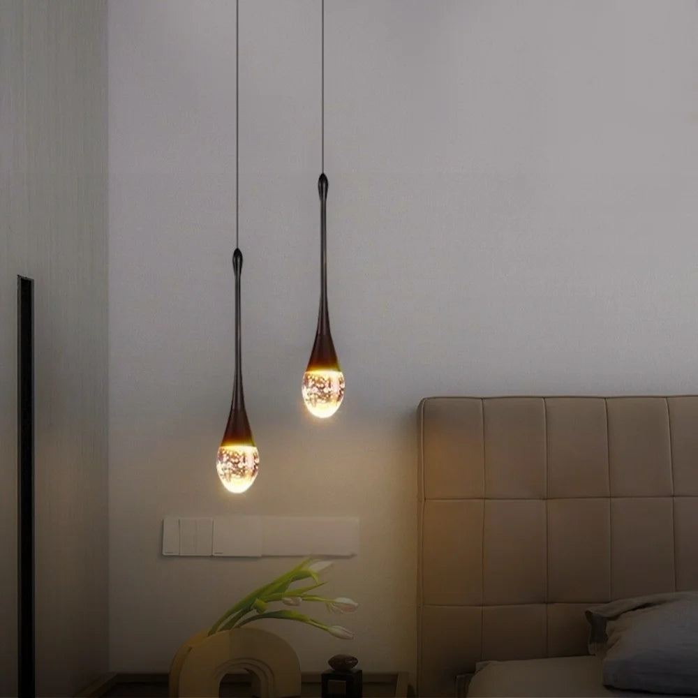 crystal pendant light