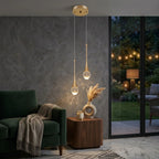 YOOGEE luxury crystal chandelier for modern dining room lighting