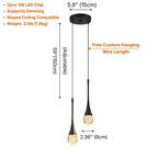 YOOGEE statement chandelier for dining room and foyer lighting