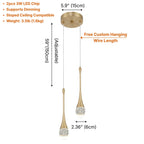 Contemporary chandelier lighting fixture for luxury home decor