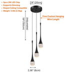 YOOGEE luxury crystal chandelier for modern dining room lighting