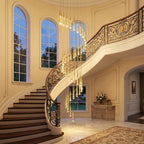 Luxury ceiling chandelier for upscale American home interiors