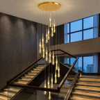 YOOGEE luxury crystal chandelier for modern dining room lighting