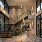 YOOGEE statement chandelier for dining room and foyer lighting