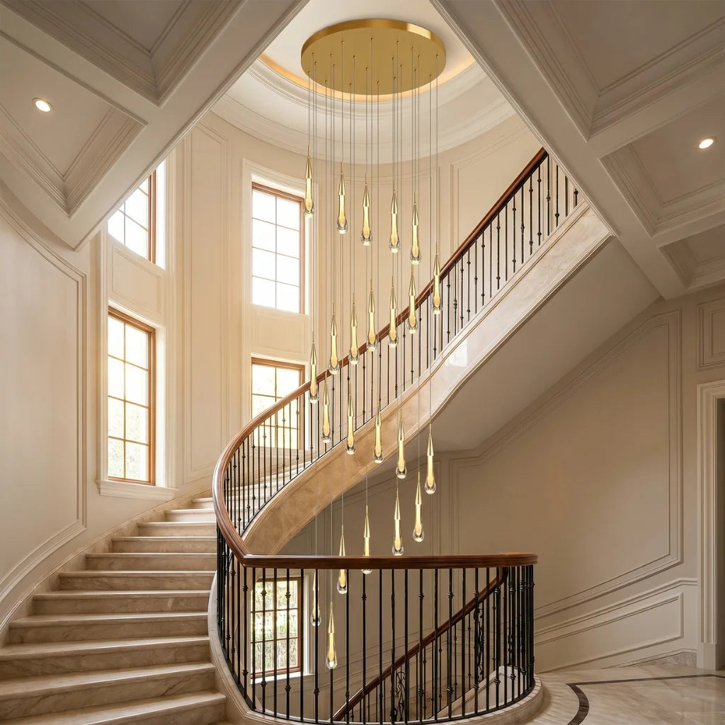 Contemporary chandelier lighting fixture for luxury home decor