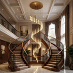 Modern chandelier light fixture for elegant living room decor