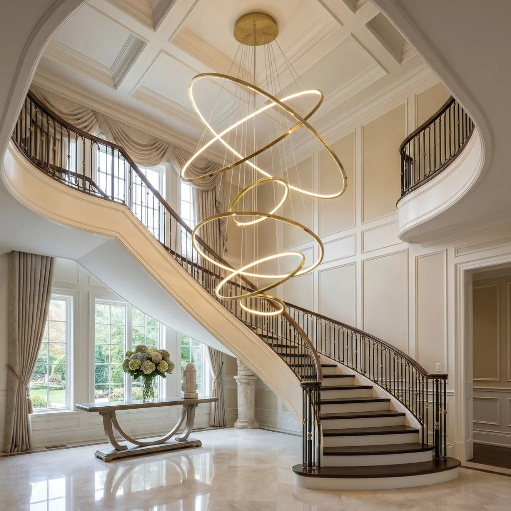 Contemporary chandelier lighting fixture for luxury home decor