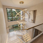 YOOGEE luxury crystal chandelier for modern dining room lighting