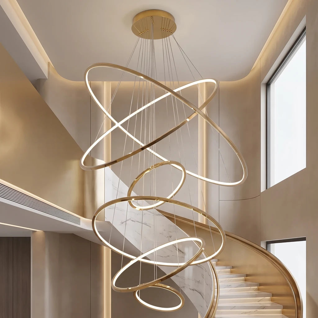Luxury ceiling chandelier for upscale American home interiors