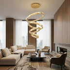 Modern chandelier light fixture for elegant living room decor