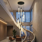 Modern chandelier light fixture for elegant living room decor