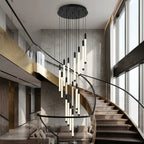 Modern chandelier light fixture for elegant living room decor