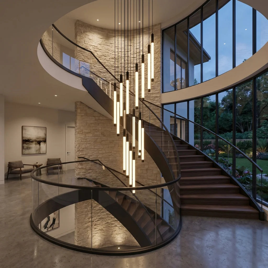 Luxury ceiling chandelier for upscale American home interiors