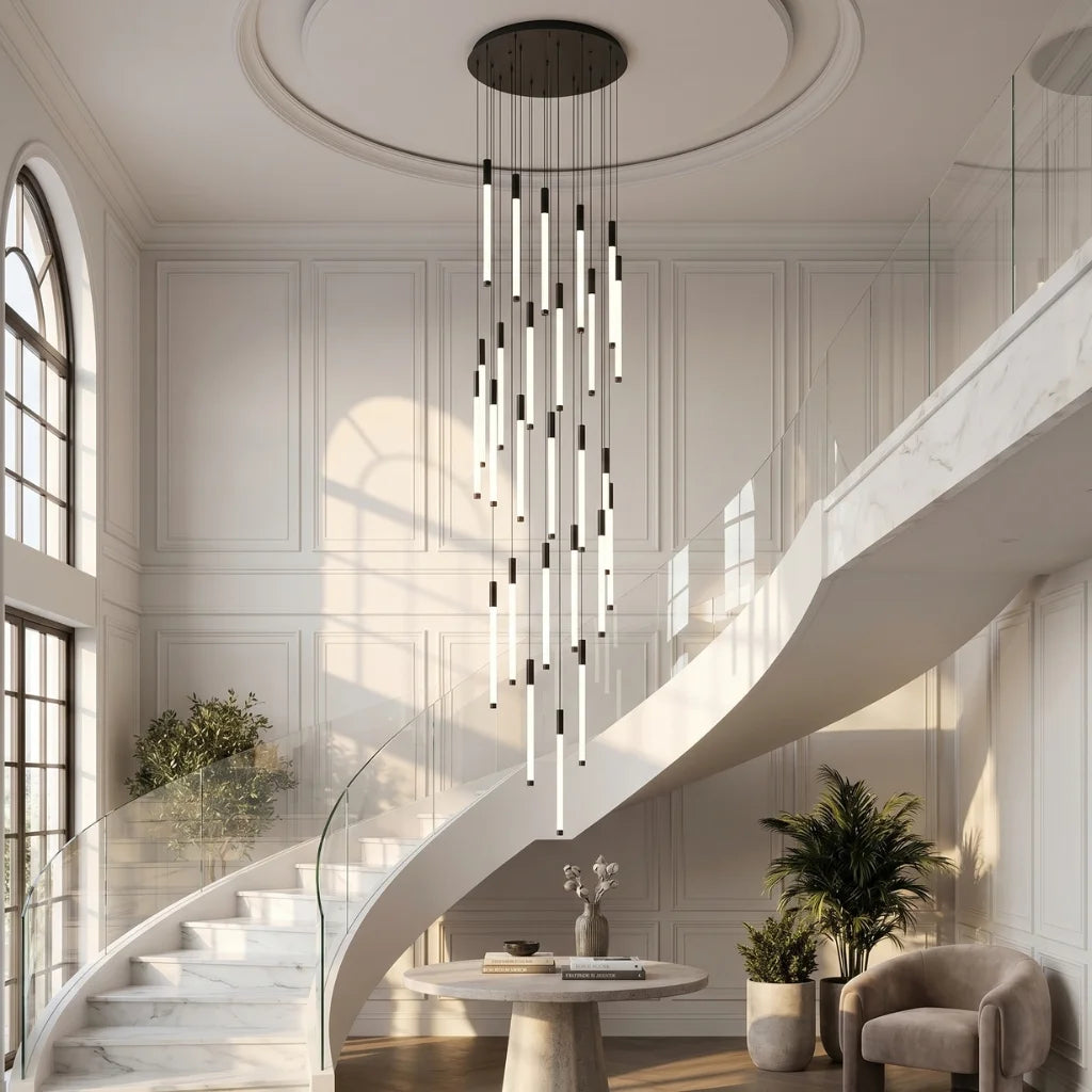 Contemporary chandelier lighting fixture for luxury home decor