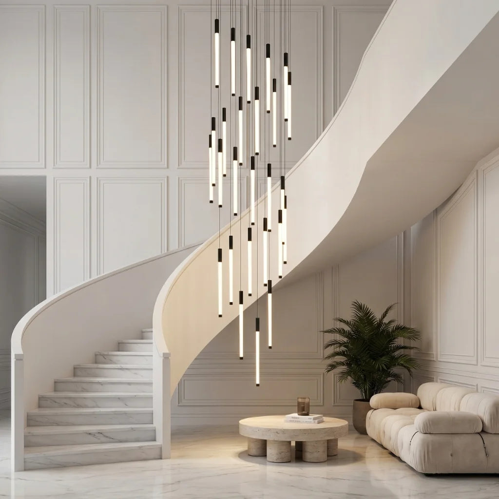 YOOGEE luxury crystal chandelier for modern dining room lighting