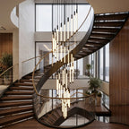YOOGEE luxury crystal chandelier for modern dining room lighting