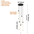YOOGEE luxury crystal chandelier for modern dining room lighting