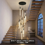 YOOGEE statement chandelier for dining room and foyer lighting