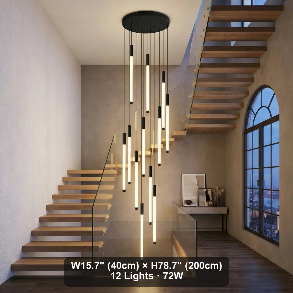 YOOGEE statement chandelier for dining room and foyer lighting