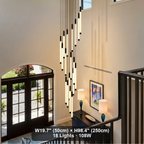 Contemporary chandelier lighting fixture for luxury home decor