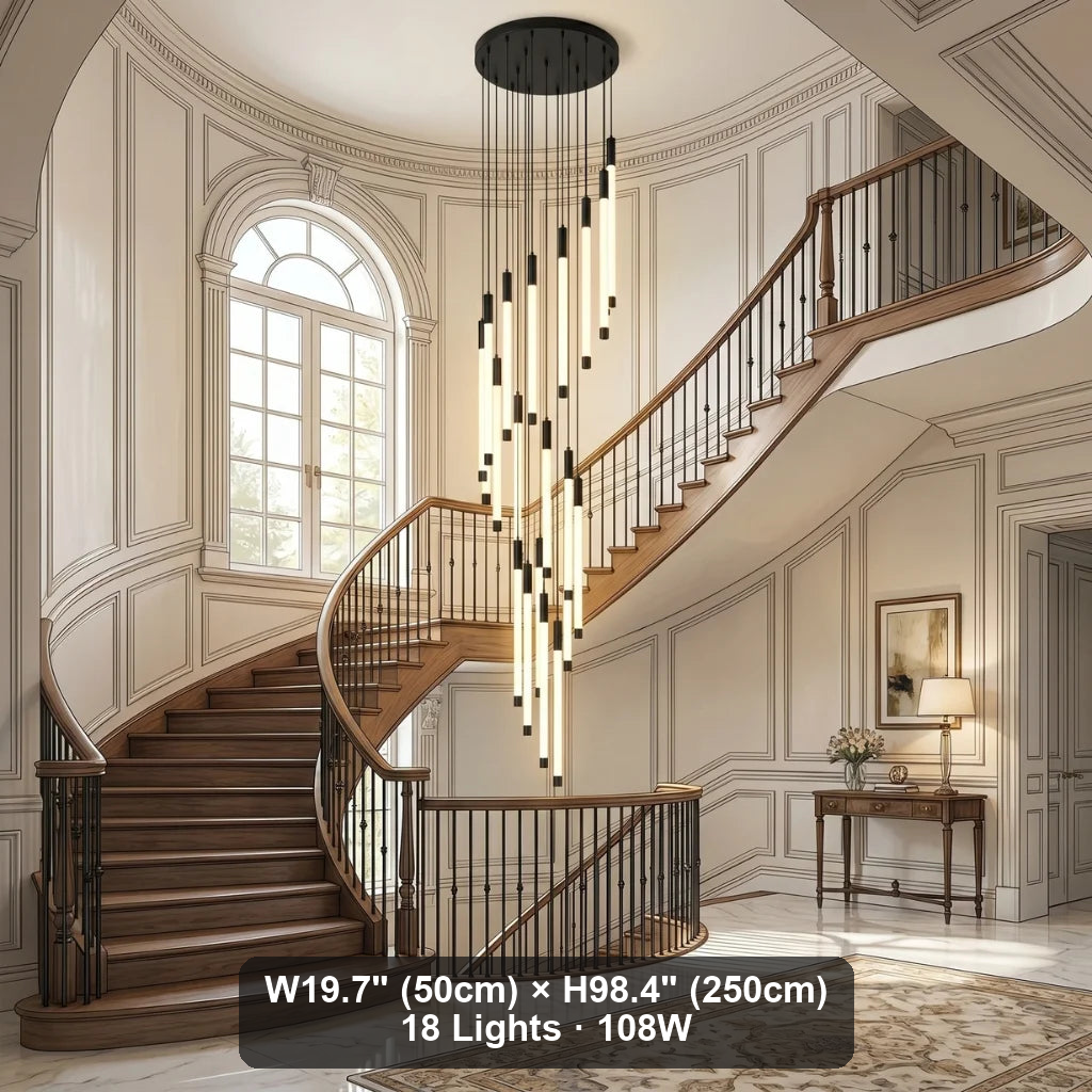 YOOGEE luxury crystal chandelier for modern dining room lighting