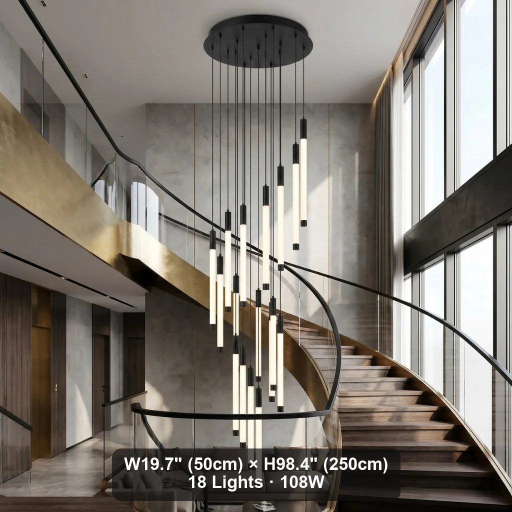 Modern chandelier light fixture for elegant living room decor