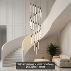 YOOGEE luxury crystal chandelier for modern dining room lighting