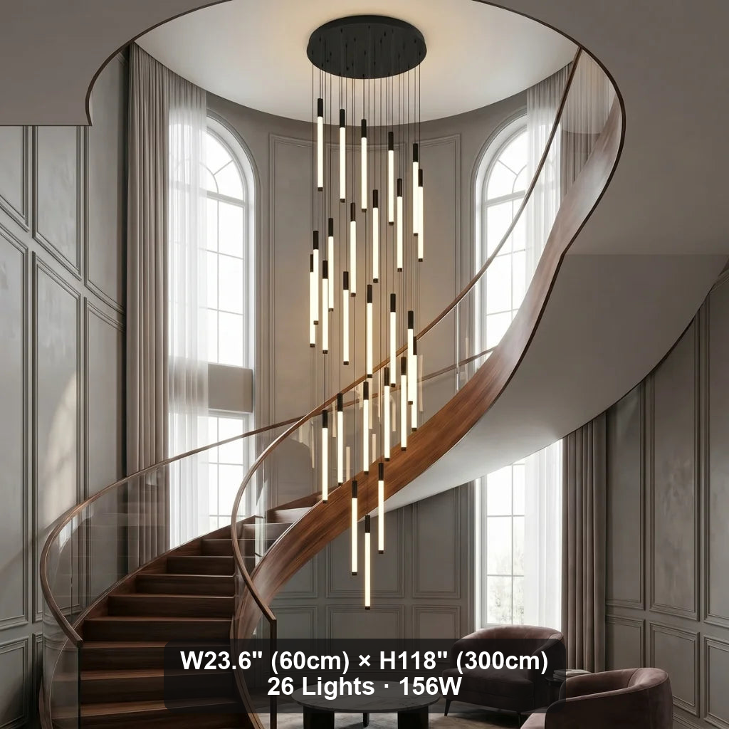 Modern chandelier light fixture for elegant living room decor