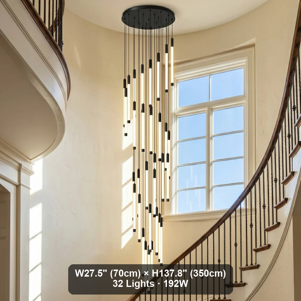 YOOGEE statement chandelier for dining room and foyer lighting