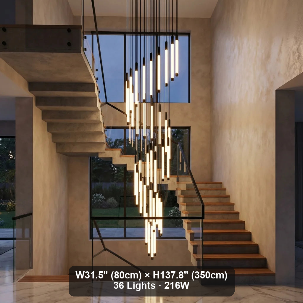 Contemporary chandelier lighting fixture for luxury home decor