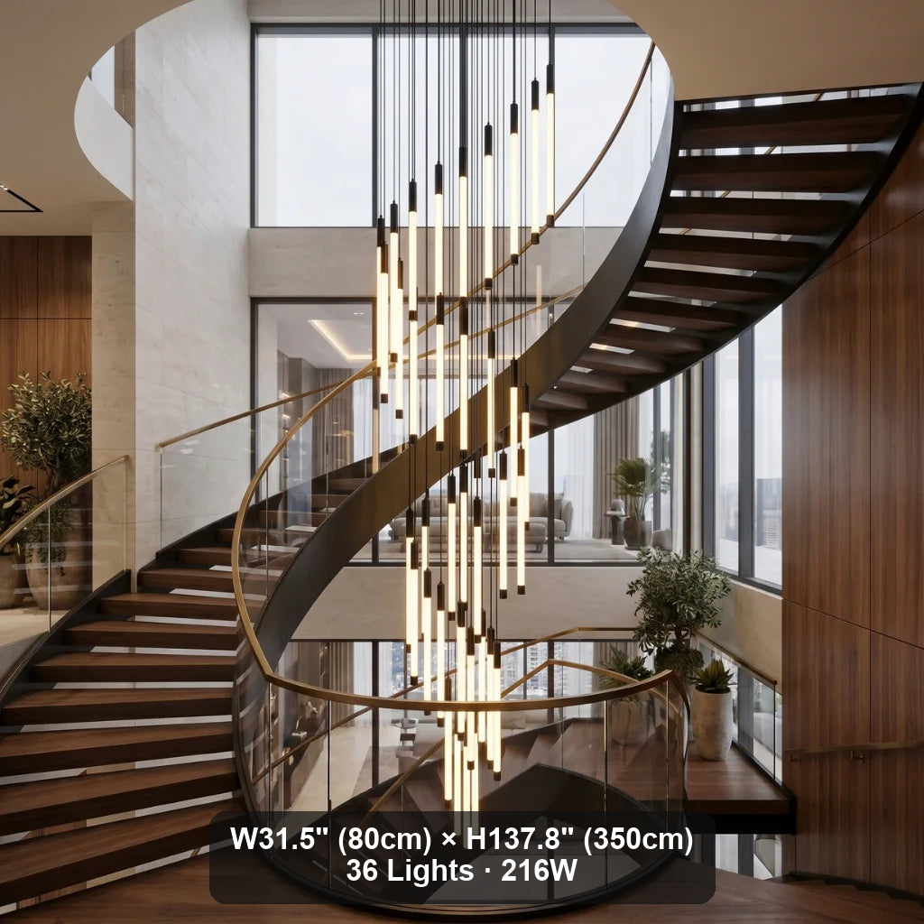 YOOGEE luxury crystal chandelier for modern dining room lighting