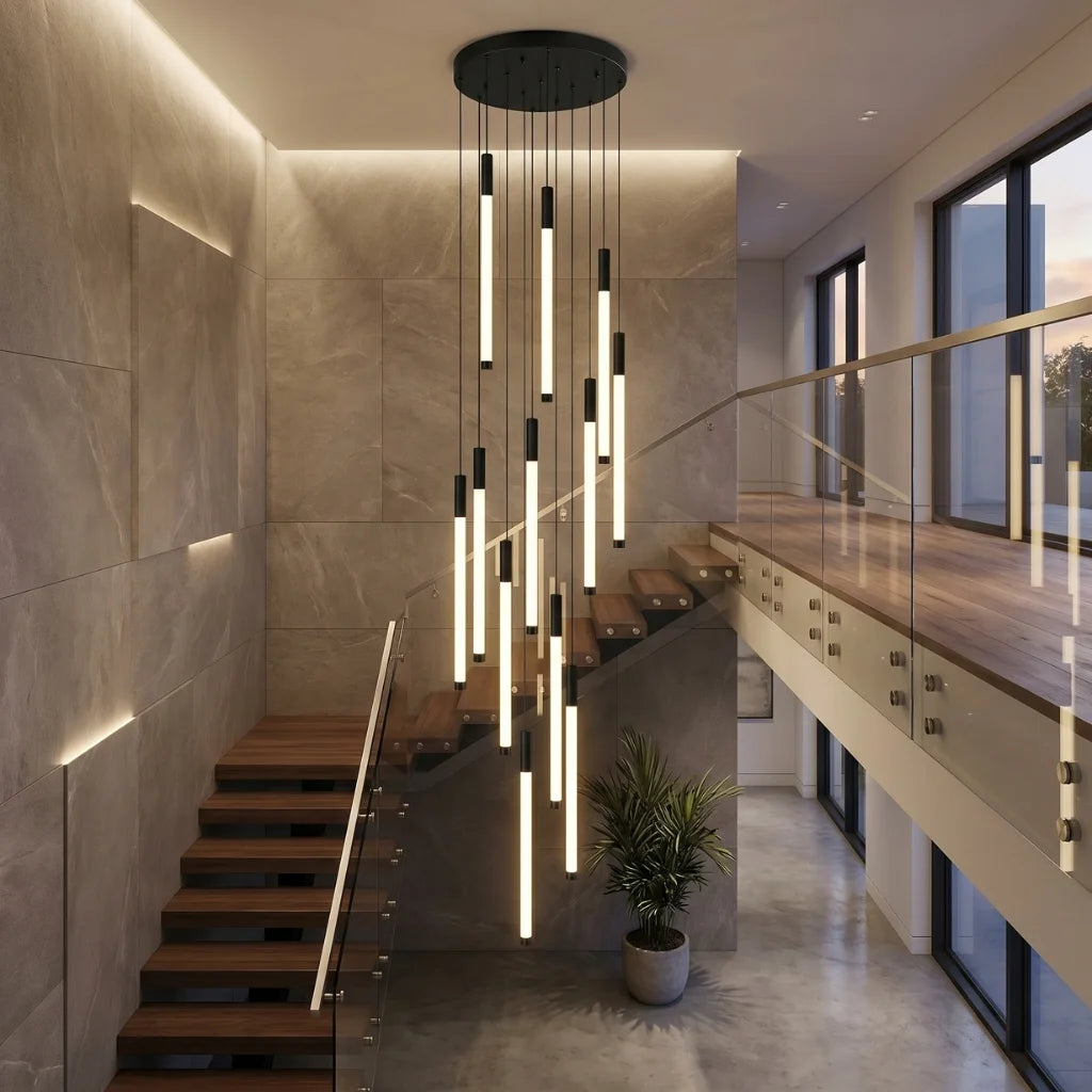 Luxury ceiling chandelier for upscale American home interiors