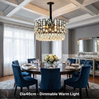 Contemporary chandelier lighting fixture for luxury home decor