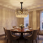 Modern chandelier light fixture for elegant living room decor