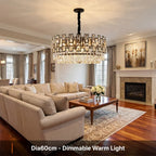 Luxury ceiling chandelier for upscale American home interiors