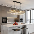 Modern brass pendant light for upscale American home interiors