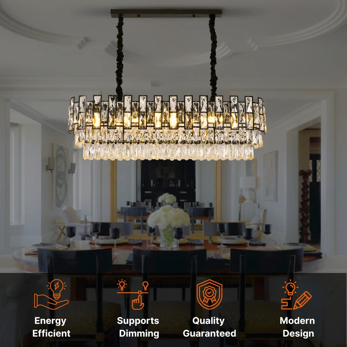 Luxor Black Pendant lights for kitchen island