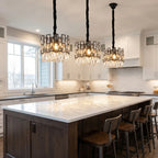 Luxury pendant lighting fixture for dining room and kitchen island