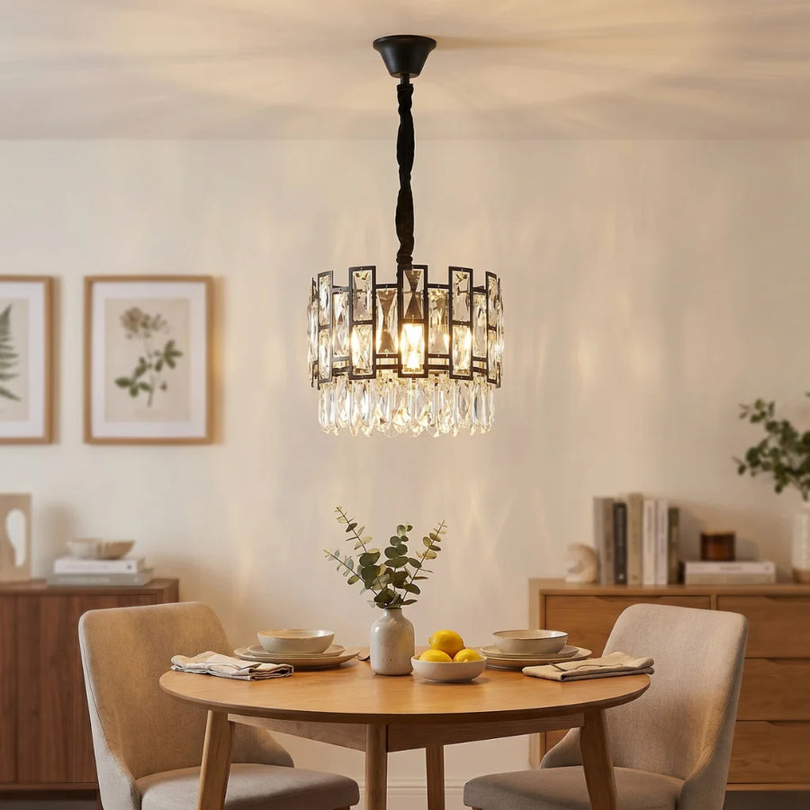 Luxor Small Crystal Pendant Light for Kitchen & Dining Room