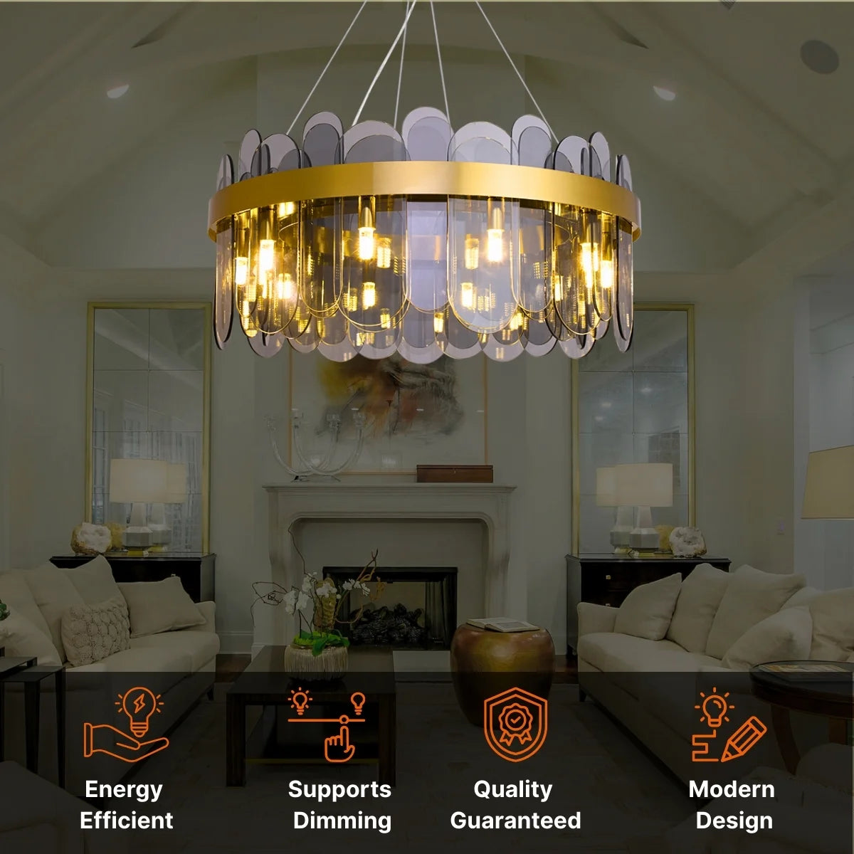 Glacia Glass Lamp