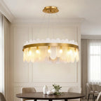 Luxury ceiling chandelier for upscale American home interiors