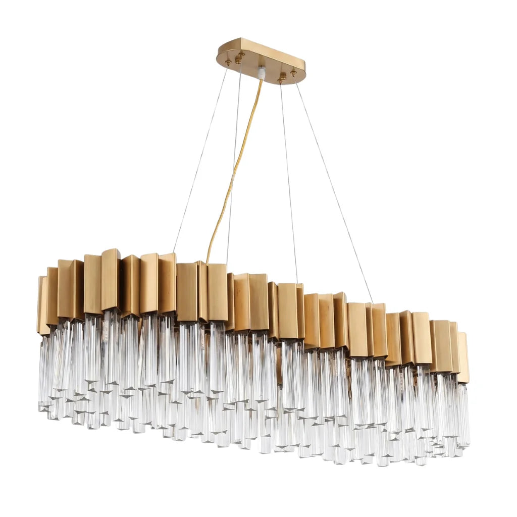 YOOGEE linear pendant light for kitchen and dining room lighting