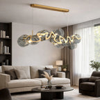 Luxury ceiling chandelier for upscale American home interiors