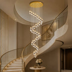 YOOGEE statement chandelier for dining room and foyer lighting