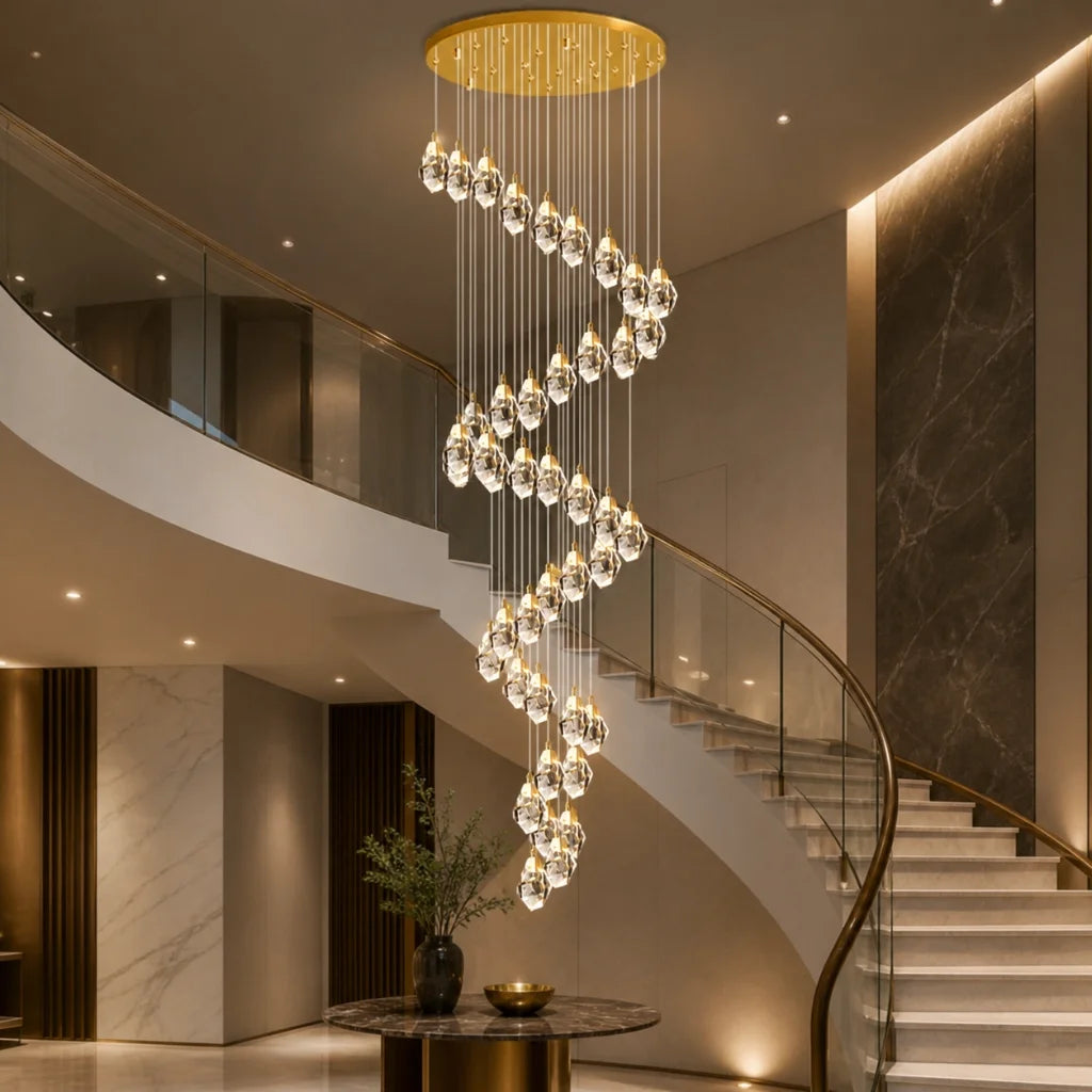 Contemporary chandelier lighting fixture for luxury home decor