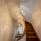 YOOGEE luxury crystal chandelier for modern dining room lighting