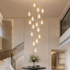 Contemporary chandelier lighting fixture for luxury home decor