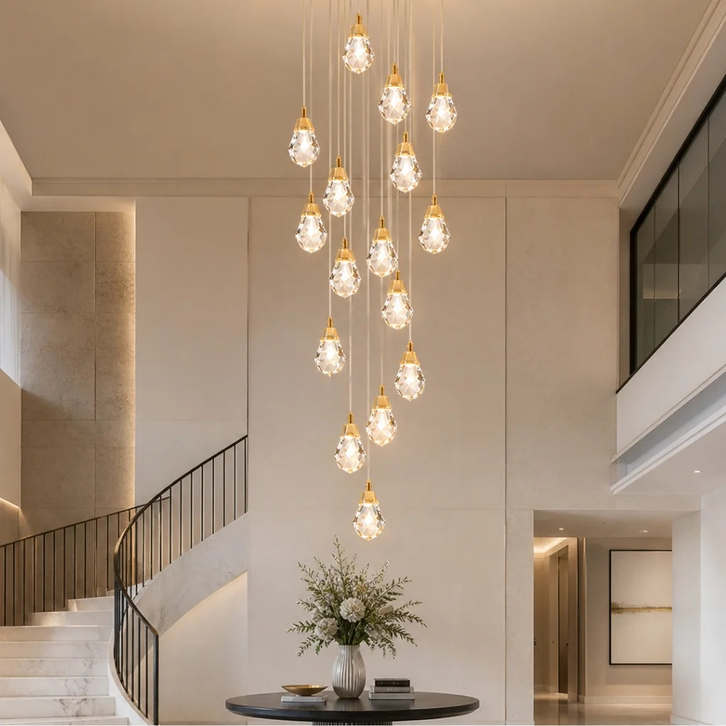 Contemporary chandelier lighting fixture for luxury home decor